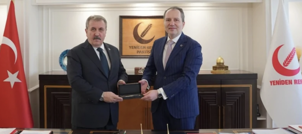 Fatih Erbakan ve Mustafa Destici'den ortak basın açıklaması