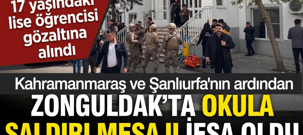 Okula saldıracağım dedi, gözaltına alındı