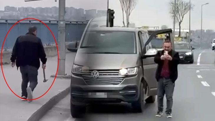 Çekiçle kavgaya geliyordu, kamerayı görünce çark etti: 180 bin lira ceza hayırlı olsun