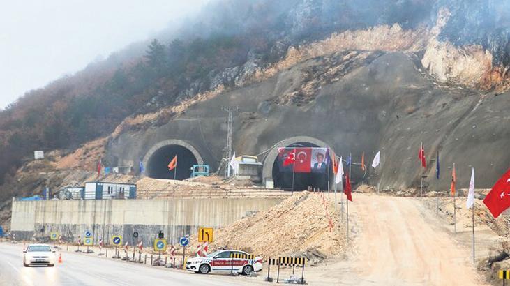 Çorum tünelleri bugün açılıyor
