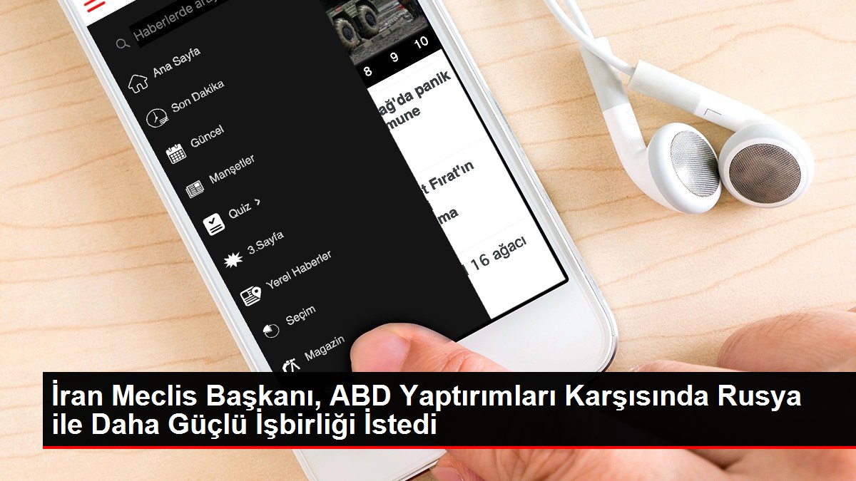 İran Meclis Başkanı, ABD Yaptırımları Karşısında Rusya ile Daha Güçlü İşbirliği İstedi