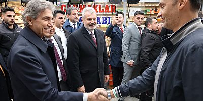 BAŞKAN ÖNTÜRK, AK PARTİ YEREL YÖNETİMLER BAŞKANI DEMİR’İ AĞIRLADI