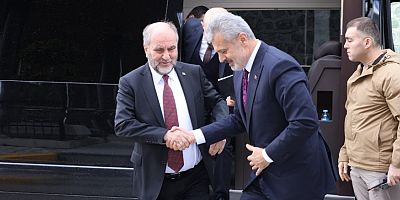 BAŞKAN ÖNTÜRK, ŞAM BÜYÜKELÇİSİ BURHAN KÖROĞLU’NU AĞIRLADI