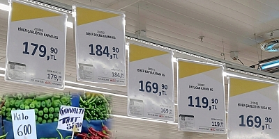 Pazarda fiyatlar uçuşta...