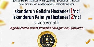 SAĞLIKTA GELİŞMEYE DEVAM!