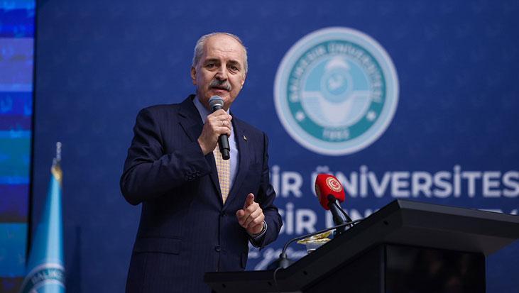 TBMM Başkanı Kurtulmuş, Balıkesir'de